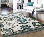 Sara Carpets Premium Sheepskin Rug Genuine Natural Rug Luxury Decor for Bedroom Living Room Sofa Floor and Hall Size 2 x 6 feet Bedside Carpet (60X180 Cm) White AF30