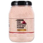 Urban Platter Pink Himalayan Rock Salt Powder Jar, 3 kg