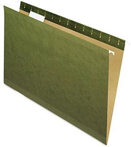 Pendaflex Reinforced Hanging Folders, Legal Size, Standard Green, 1/5 Cut, 25/BX (4153 1/5)