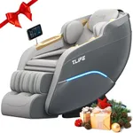 TLIFE Massage Chair Full Body, 160°Zero Gravity Recliner with Body Scan, 50" SL-Track Shiatsu Massage Chair, Fixed Point Massage, Foot Rollers, 12 Auto Modes, Deep Yoga Stretch, Heating, Grey