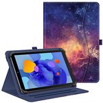 Fintie Universal Case for 9 10 10.1 inch Tablet - [Hands Free] Multi-Angle Viewing Stand Cover with Pocket for TCL, REVVL Tab 5G, UMIDIGI, ZZB, TECLAST and More 9" - 10.5" Tablet (Galaxy)