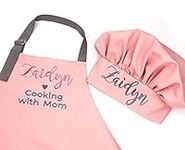 Kids Apron and Chef Hat Set for Gir