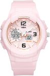 V2A Analog Digital 5Atm Waterproof Fashion Pink Sports Watch For Women And Girls, Watch For Women, Ladies Watch, Girls Watch, Wrist Watch For Women - Resin