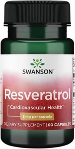 Swanson Resveratrol Polygonum Cuspidatum Extract 5 Milligrams 60 Capsules