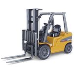 Dollox Die-cast Forklift Truck Toys 1/50 Scale Metal Engineering Vehicle Fork Truck High Detail Construction Vehicles Model Collection Forklift Decoration Toy Gift for Kids