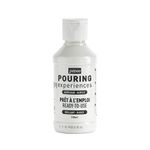 PEBEO Pouring Experiences-Ready-to-Use Premixed Acrylic Paint-Ideal for Fluid Art, Titanium White, 118 ml (Pack of 1)