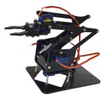 COMBR 4 Degree of Freedom Tank Robot Mechanical Arm with 4 Servos for Arduino 51 Robotics Learning Manipulator DIY Model Set Students Study