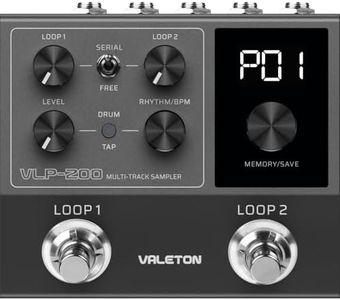 Valeton VLP-200 Multi-Track Sampler - Two full-featured loopers and a variety of drum rhythm patterns