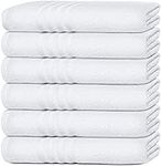 Wealuxe White Bath Towels 22x44 Inc