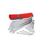 Crescent 14 Piece 12 Point SAE Combination Wrench Set with Tool Roll - CCWS4