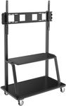 Tripp Lite Mobile TV Floor Stand Cart Height-Adjustable LCD 60-105 Inch Display (DMCS60105XXDD)