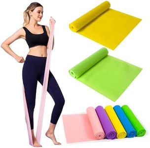 Resistance Bands for Exercise, 2Pcs Elastic Exercise Bands, Strength Training Bands for Women Yoga Pilates Arms Upper Shoulders Yellow Green