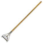 Genuine Joe quick change mop handle - natural - metal