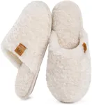 EverFoams Women's Fuzzy Slip-on Sli