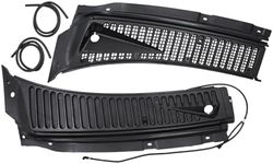 MOTOKU Windshield Wiper Vent Cowl Screen Cover Grille Panels Kit for Ford F-250 F-350 F-450 F-550 Super Duty 1999-2007