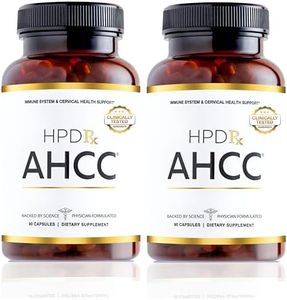 HPD Rx Premium AHCC & Shiitake Mushroom 1100 mg per Serving Supplement, Natural Immunity Booster, Maintains Natural Killer Cell Activity | AHCC is Proven in 30+ Studies | 60-Day Supply, 2-Pack