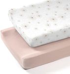 lulumoon Muslin Changing Pad Covers: Baby Cotton Changing Table Covers - Soft Changing Pad sheets for Boys Girls