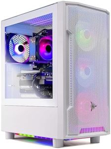 Skytech Gaming Archangel Desktop PC, Ryzen 5 5500 3.6 GHz (4.2GHz), NVIDIA RTX 3050 6GB, 1TB NVMe SSD, 16GB DDR4 RAM 3200, 650W Gold PSU, Wi-Fi, Win 11