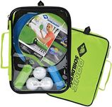 Donic-Schildkröt Alltec Hobby Outdoor Table Tennis Set, 2 Plastic Bats, Weatherproof and Washable, 3 Balls, Valuable Bag, 788648