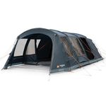 Vango Savannah 600XL Family Tent Package – 6 Person Poled Camping Tent with Built-In Awning, 4000mm Waterproof Fabric, Midnight Queen Bedrooms & Groundsheet Protector Included