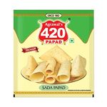 Agrawal's 420 Crispy and Vegetarian Sada Papad (400Gm)