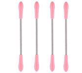 YTM Facial Hair Removal Spring Eyebrow Face Epilator Threading Tool for Women Chin Cheek Mustache Upper Lip (Pack of 4)