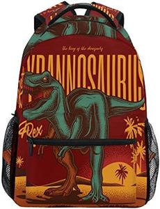 Sac à Dos d'école de Dinosaure Vintage pour garçons, Filles, Sac de Voyage, Cartable