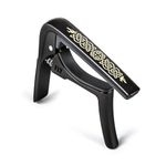 JIM DUNLOP Trigger Fly Capo Celtic Knot Edition Curved-Black (63CBKC)