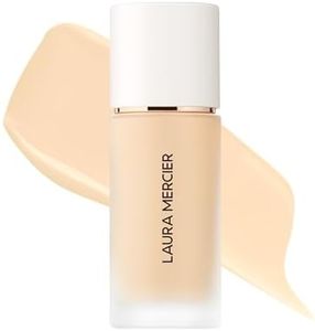 Laura Mercier Real Flawless Weightless Perfecting Waterproof Liquid Foundation: Medium-Buildable Coverage, 12 HR Fade-Proof Wear, Natural Finish, Hydrating, Long Lasting, Non-Comedogenic, Satin