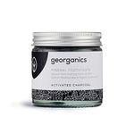 Georganics Mineral Toothpaste - Fluoride, SLS & Glycerine Free - Activated Charcoal Non-Foaming Natural Toothpaste With Virgin Coconut Oil - Certified COSMOS Organic, Vegan and Cruelty-Free - 120ml