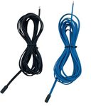 Set of 2 Replacement Temperature Probe Sensors for Commercial Refrigerators & Freezers, Includes Black Evaporator Sensor and Blue Room Temperature Sensor 36 Month Warranty