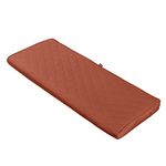 Classic Accessories Montlake Water-Resistant 48 x 18 x 3 Inch Outdoor Quilted Bench Cushion, Patio Furniture Swing Cushion, Spice, Patio Loveseat Cushion