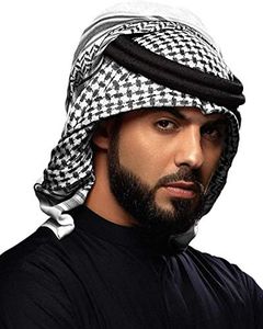 HOMELEX Keffiyeh Arab Head Scarf for Men Shemagh Turban