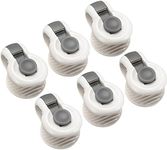 6 Pcs Anti-Move Duvet Cover Clips Duvet Cover Clips No Pins Comforter Fasteners Keep Corner in Place Quilt Fixer Anti-Move Duvet Cover Clips Bedding Accessories (Gray)