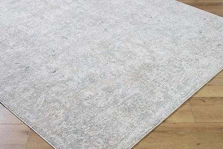 BoutiqueRugs Ivory Oriental Traditional 12x16 Large Area Rug Cream Light Slate Azania Great Room Open Concept Master Bedroom Large Dining Room Stain Resistant Non-Shedding Pet Friendly