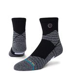 Stance Icon Sport Qtr Socks, Black, Large