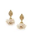 Zaveri Pearls Antique Gold Tone Traditional Jhumki Earring For Women-ZPFK7450