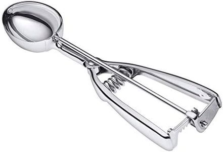 Silit Cuillère à Glace en Acier Inoxydable 22,5 cm avec éjecteur, cuillère à Glace pour Boules de Glace ovales, cuillère à Glace, cuillère à Glace, cuillère à Glace, cuillère à Glace, cuillère à