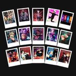 Jujutsu Kaisen Posters Cards Kit (Set of 15) | Anime JJK Mini Posters Collage Kit Polaroids Size (8 x 6 cm) Jujutsu Kaisen Posters for Phone Accessories, Bedroom, Office, Living room, Dorm room