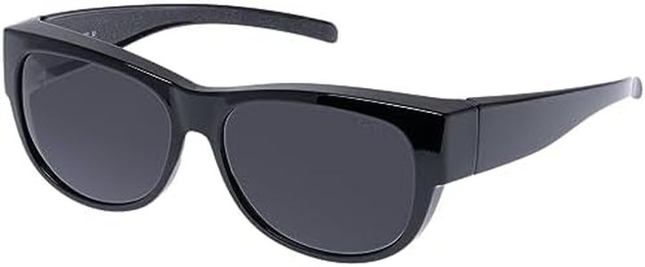 Cancer Council Female Cooktown Fitovers Black Violet Glitter D-Frame Sunglasses