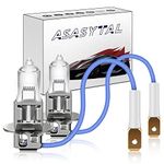Asasytal H3 24V 70W Halogen Bulbs, 3000K Yellow Super Bright Headlight Renew, Replace for Truck/Lorry Headlight Bulb, 24V system heavy-duty vehicles, and Vehicle Spotlight Fog Light Bulb, 2 Pieces