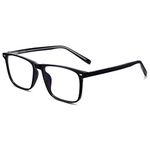 ANRRI Blue Light Blocking Glasses Nerd Eyeglasses Frame Anti Eyestrain Computer Gaming Glasses for Men and Women