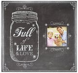 MBI 860083 Expressions Collection Full of Life and Love Expandable Scrapbook, Includes 10 Acid Free, Pages and 2.5 x 2.5 Front Cover Picture Opening, 12 x 12