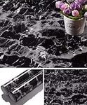 Yancorp Black Marble Contact Paper 