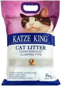 Foodie Puppies Katze King Strong Fragrance Cat Litter (5Kg, Apple) | Clean Non-Dust Clumping Type Exclusive Scoopable with Odour Control for Cat and Kitten
