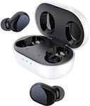 HTC Bluetooth Wireless Earbuds 2 Plus Touch Control Bluetooth 5.3 with USB-C Charging Case IPX4 Splashproof in-Ear Stereo Earbuds Bulit-in Microphones-White&Black