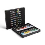 Elan Professional Acrylic Paint Set, 24 Acrylic Paint Tubes 12ml, Artist Paint Set for Adults, Acrylic Paint for Canvas, Professional Paint Set Non Toxic, Mini Paints, Artist Acrylic Paint Set Tubes