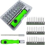 SOWINOS Precision Screwdriver Set, Small Screwdriver Set, Professional Grade 32 in 1 Magnetic Torx Screwdriver Set for Electronics, Repair Tool Kit for Watch Glasses Cell Phone Laptop and Appliances