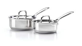 Stainless Steel 2-Piece Sauce Pan Set