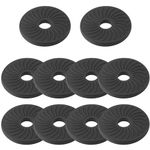 MEETOOT 10PCS Shorten Camera Long Screw Shaft Camera Accessory Base Threaded Washer Black Rubber Washer Suitable for Protecting Camera Screw Shaft and Monitor and Light